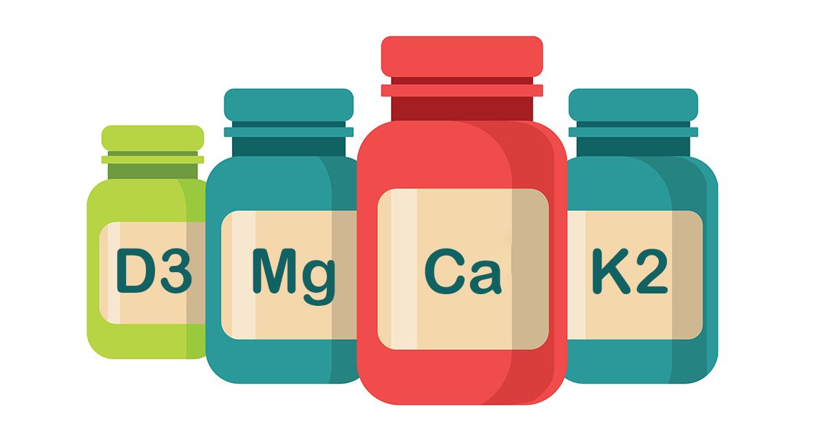 왜 마그네슘, 비타민 D3, 비타민 K2, 칼슘을 동시에 먹어야 할까요?