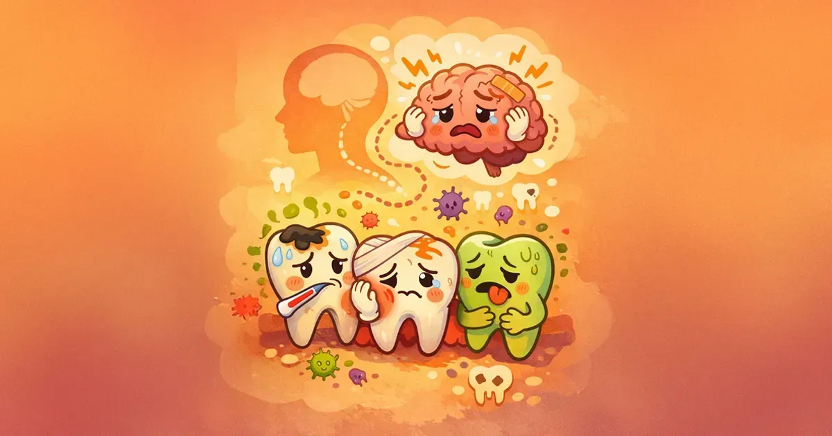 잇몸 질환과 충치, 뇌졸중 위험 증가와 밀접한 연관성